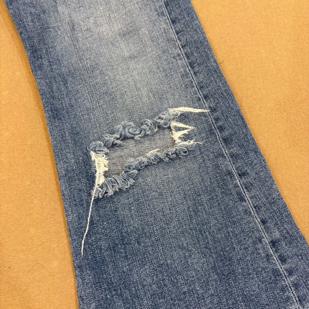 Rag & Bone Women’s 10 Inch Crop Flare Distressed Jeans Size 27 - Picture 13 of 16